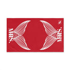 Mrs. Mrs. Mermaid Shareable Sides Red | Mix & Match Classic Fun-Flirty Lovers’ Towels