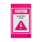 Caution Electric Love Cum Towel