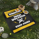 Danger High Voltage | Mix Match Fun-Flirty Lovers’ Water-Resistant Blankets