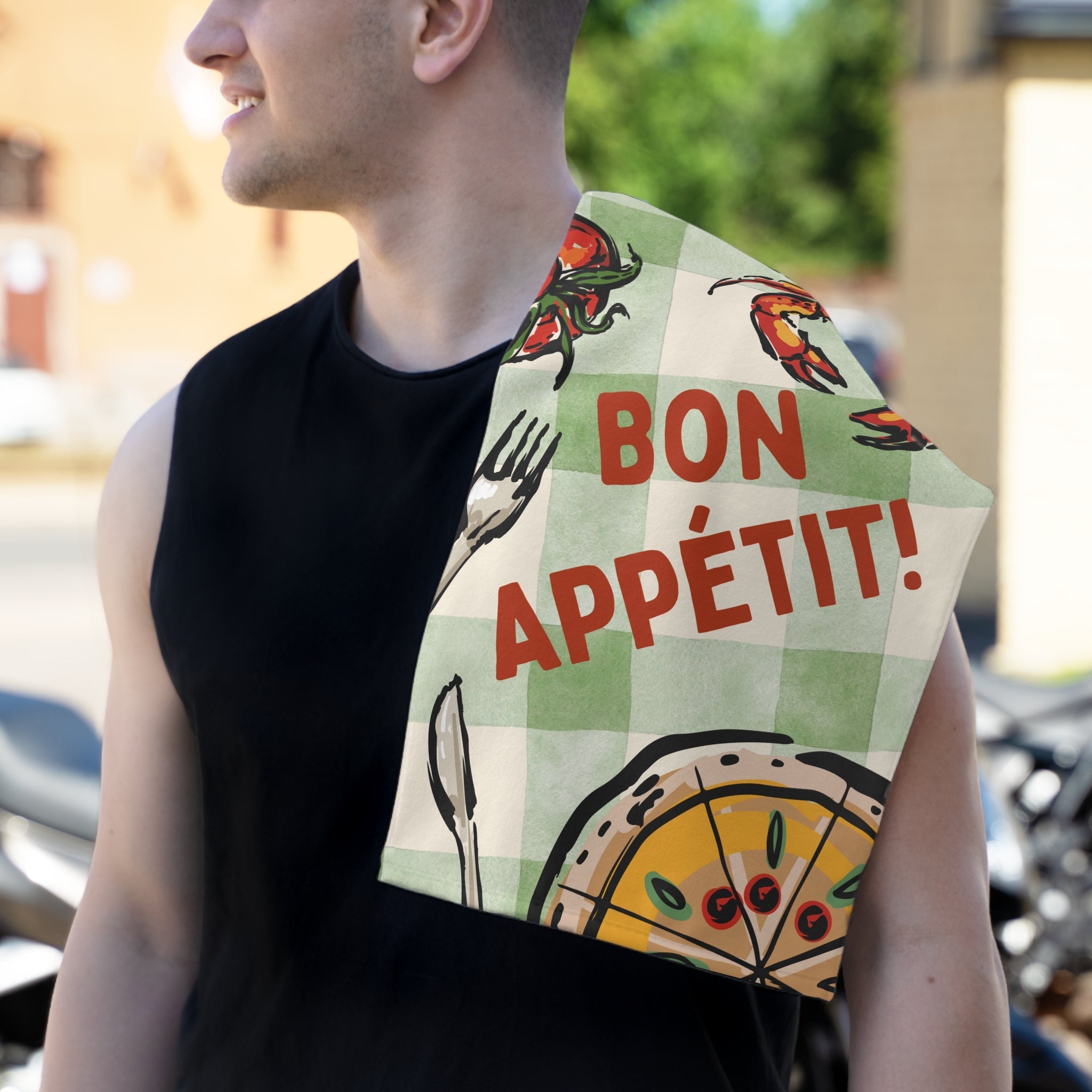 Bon Appetit! | Mix & Match Soft Fun-Flirty Lovers’ Towels