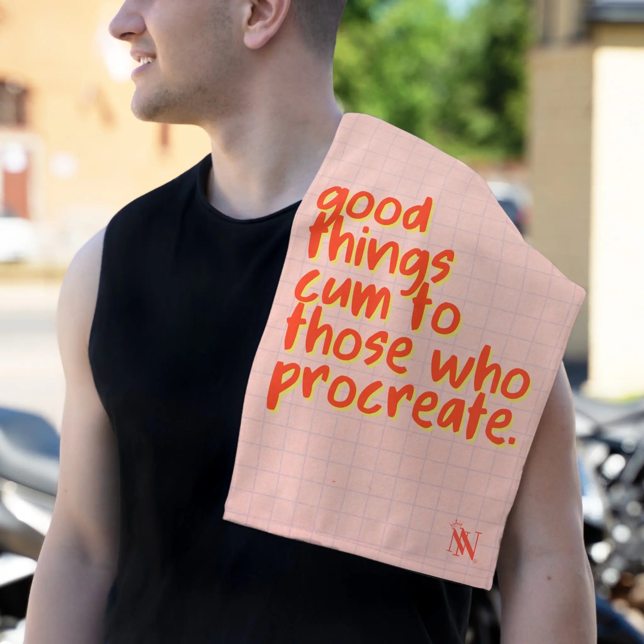 Good Things Cum to Those Who Procreate. Sex Towel