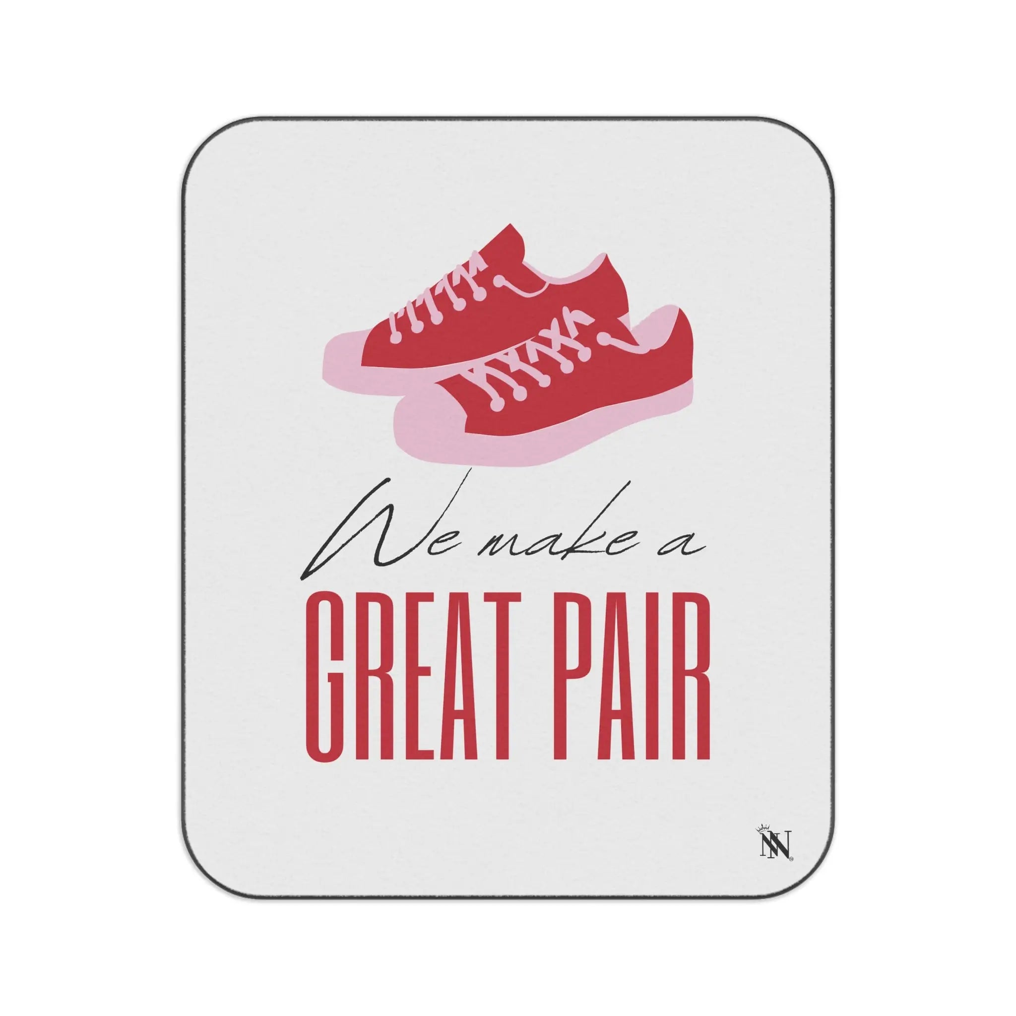 We Make a Great Pair Shoes | Mix Match Fun-Flirty Lovers’ Water-Resistant Blankets