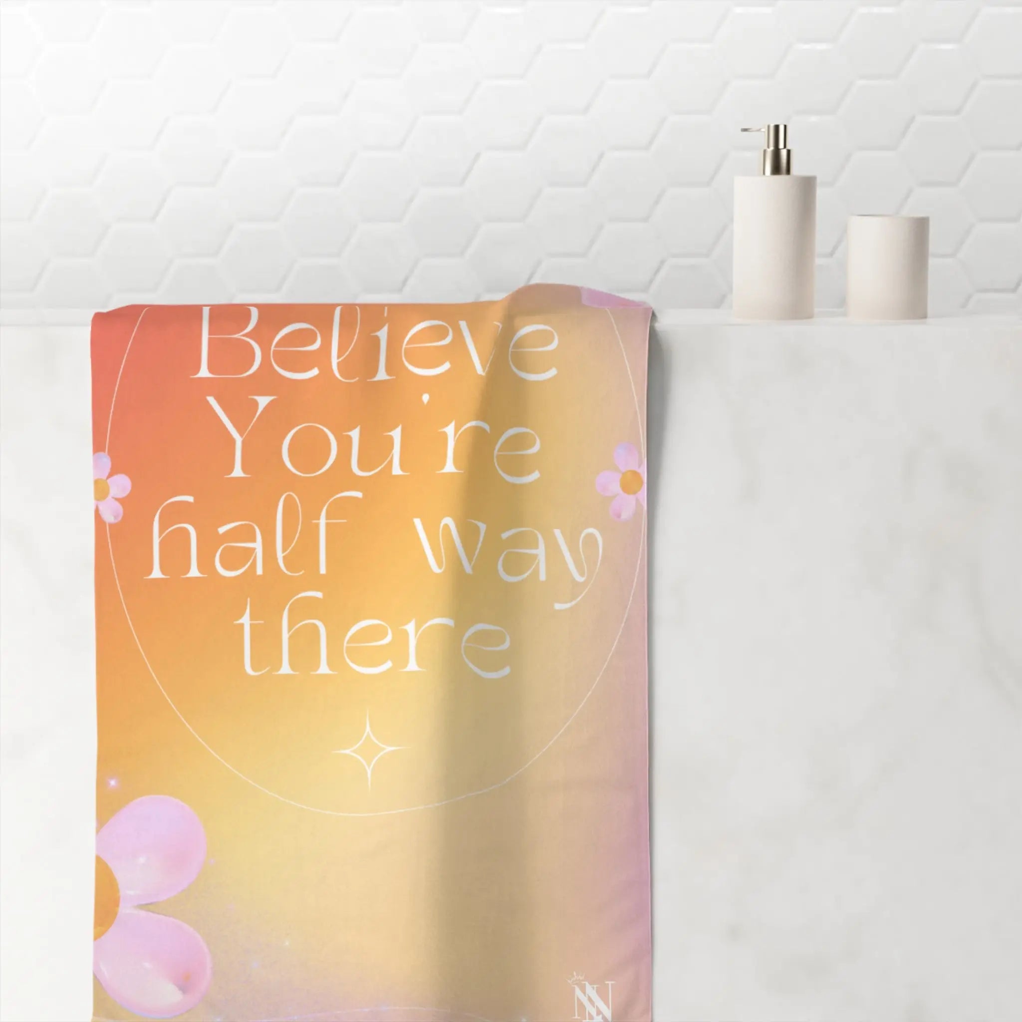 Believe You’re Halfway There | Mix & Match XL Fun-Flirty Lovers’ Towels