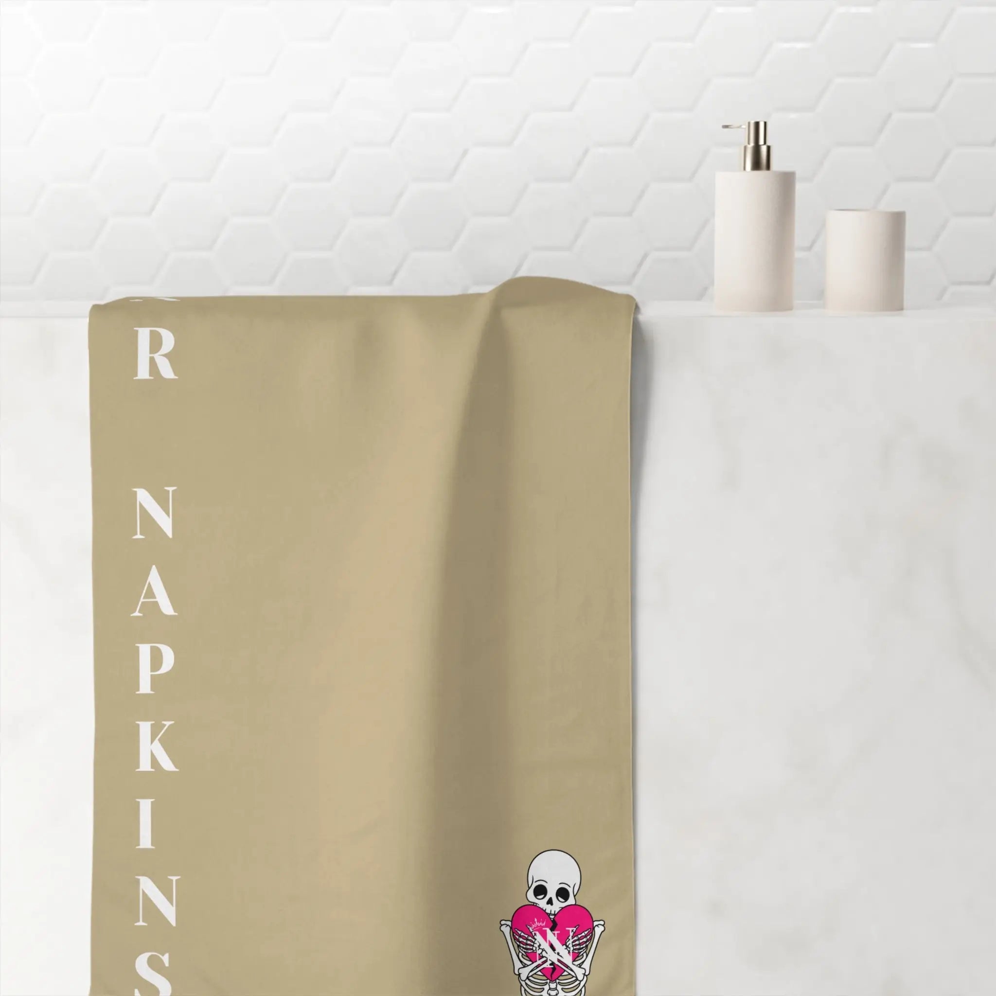 Nectar Napkins Brand Gold | Nectar Napkins XL Fun-Flirty Lovers’ Towels