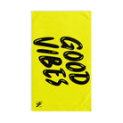 Good Vibes Bubble Print Neon Yellow | Mix & Match Classic Fun-Flirty Lovers’ Towels
