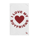 I Love My Boyfriend Heart | Mix & Match Classic Fun-Flirty Lovers’ Towels