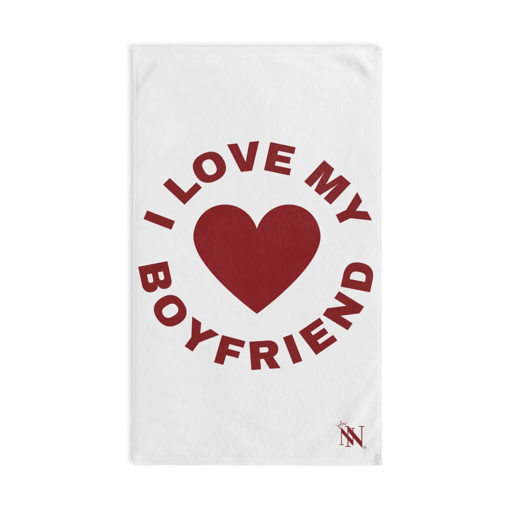 I Love My Boyfriend Heart | Mix & Match Classic Fun-Flirty Lovers’ Towels
