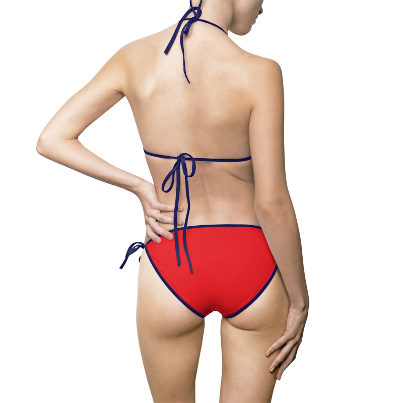 Red Strappy | Mix & Match Fun-Flirty Lovers’ String Bikinis