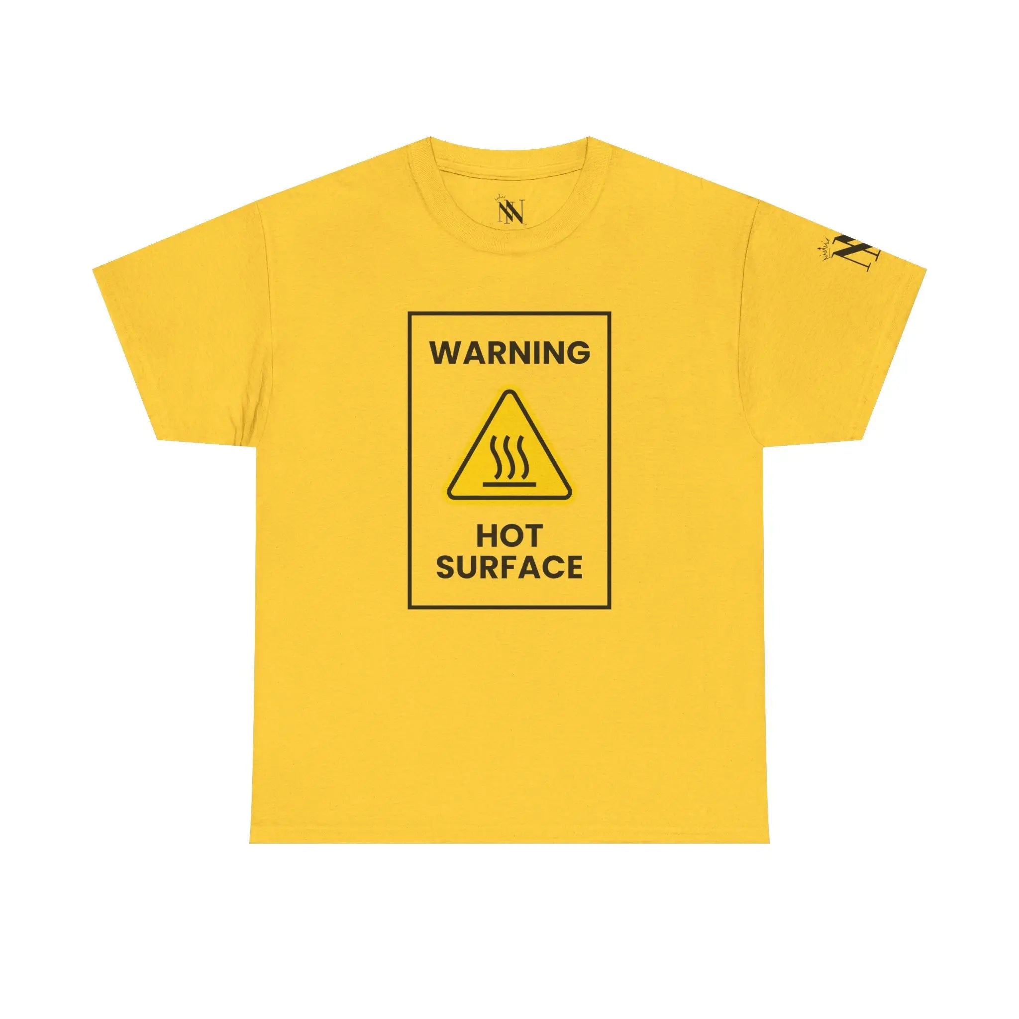 Warning Hot Surface | Mix & Match Cotton Unisex Fun-Flirty Lovers’ T-Shirts