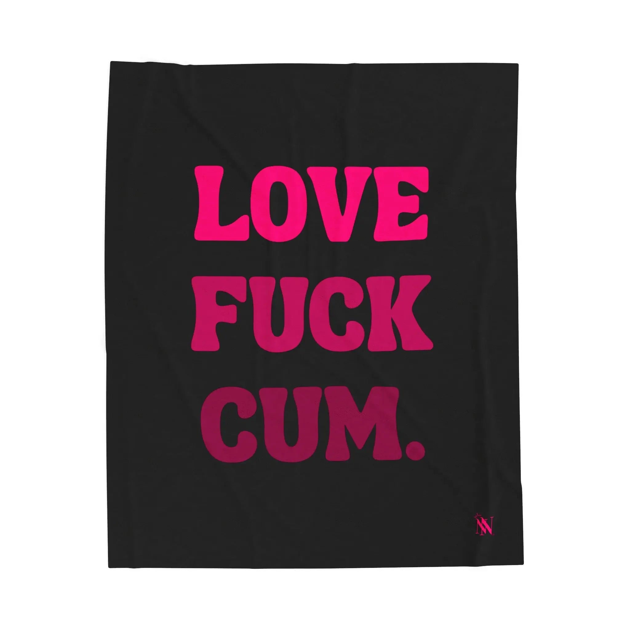 Love Fuck Cum. Nectar Napkins Love Blanket
