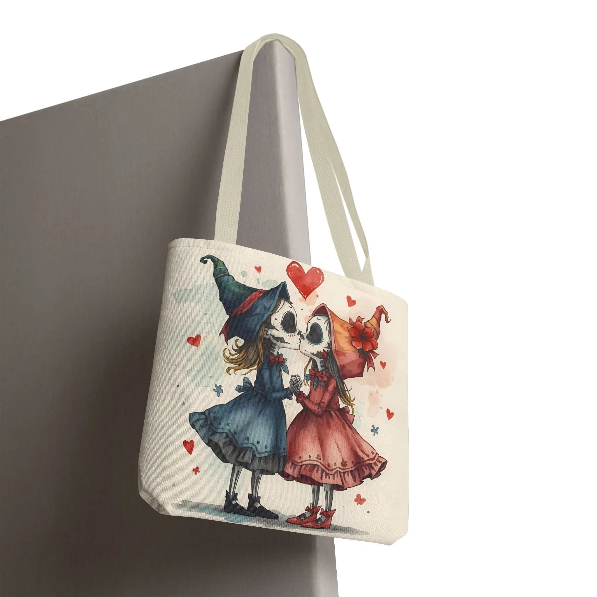 Kissing Witches Print | Mix & Match Fun-Flirty Lovers’ Totes