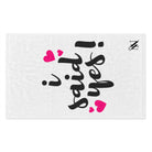 I Said Yes! | Mix & Match Soft Fun-Flirty Lovers’ Towels