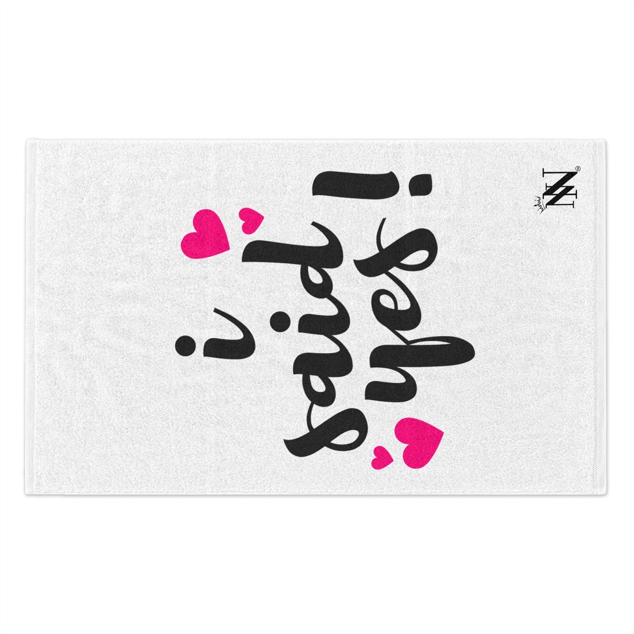 I Said Yes! | Mix & Match Soft Fun-Flirty Lovers’ Towels