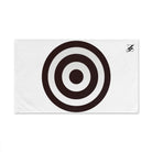 XL Black Bullseye Target Practice | Mix & Match Original Fun-Flirty Lovers’ Towels