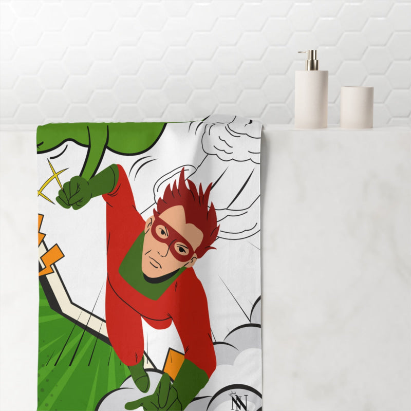 Born to Be Super!! Comic | Mix & Match XL Fun-Flirty Lovers’ Towels