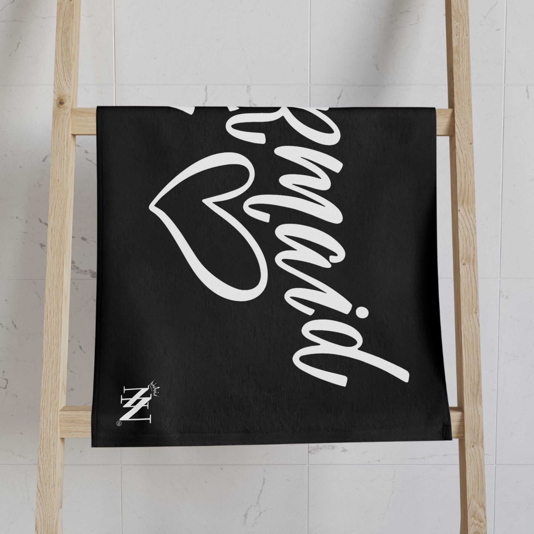 Mermaid At Heart Light Black Cum Towel