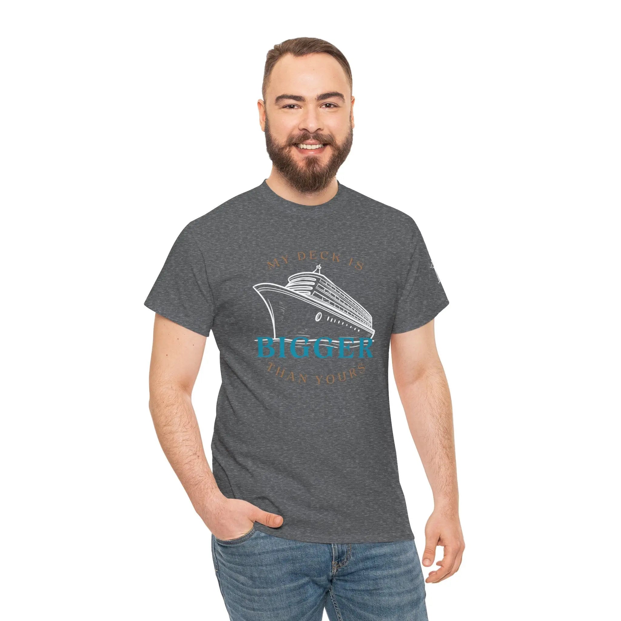 My DECK is Bigger | Mix & Match 100% Cotton Unisex Fun-Flirty Lovers’ Tees