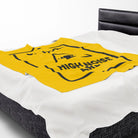 Caution High Noise Area | Mix & Match Soft Fun-Flirty Lovers’ Blankets