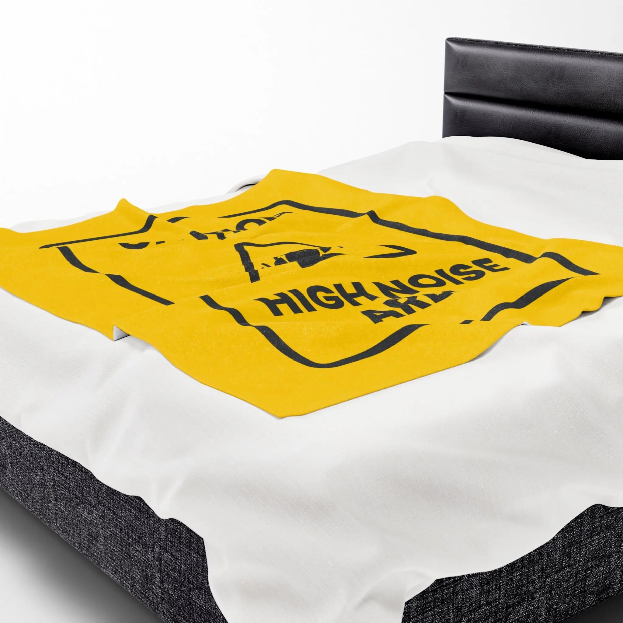 Caution High Noise Area | Mix & Match Soft Fun-Flirty Lovers’ Blankets