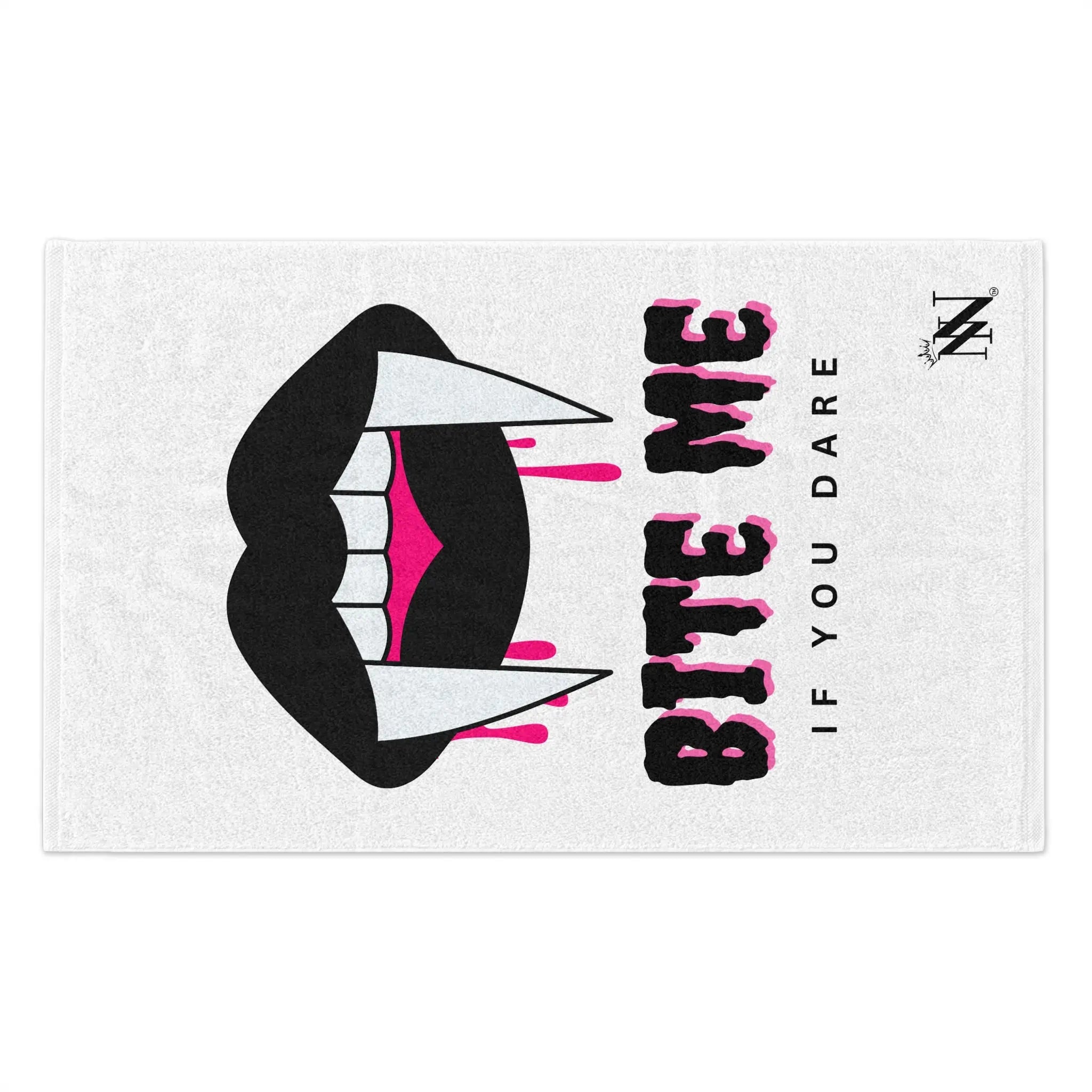 Bite Me if You Dare | Mix & Match Soft Fun-Flirty Lovers’ Towels