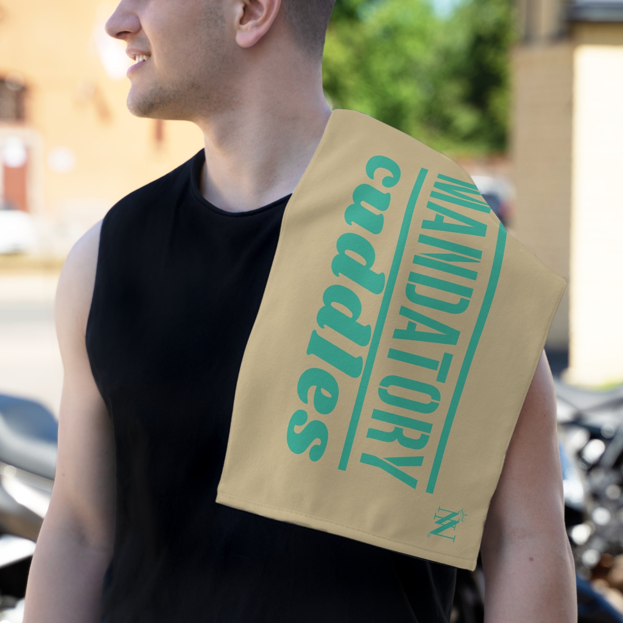 Mandatory Cuddles Gold | Mix & Match Soft Fun-Flirty Lovers’ Towels