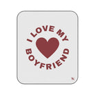 I Love My Boyfriend Heart | Mix Match Fun-Flirty Lovers’ Water-Resistant Blankets
