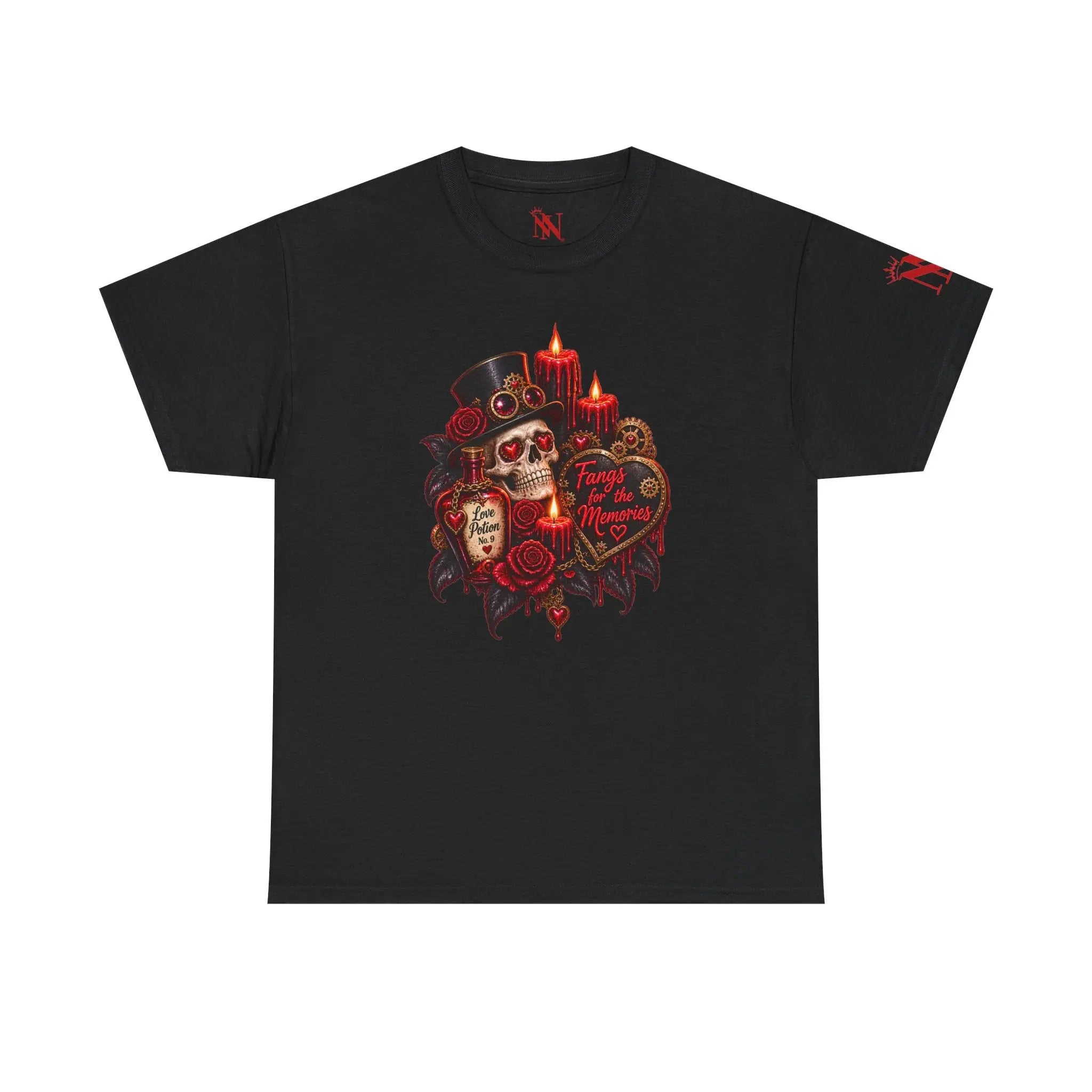 Fangs for the Memories Skull | Nectar Napkins Fun-Flirty Lovers’ T-Shirts