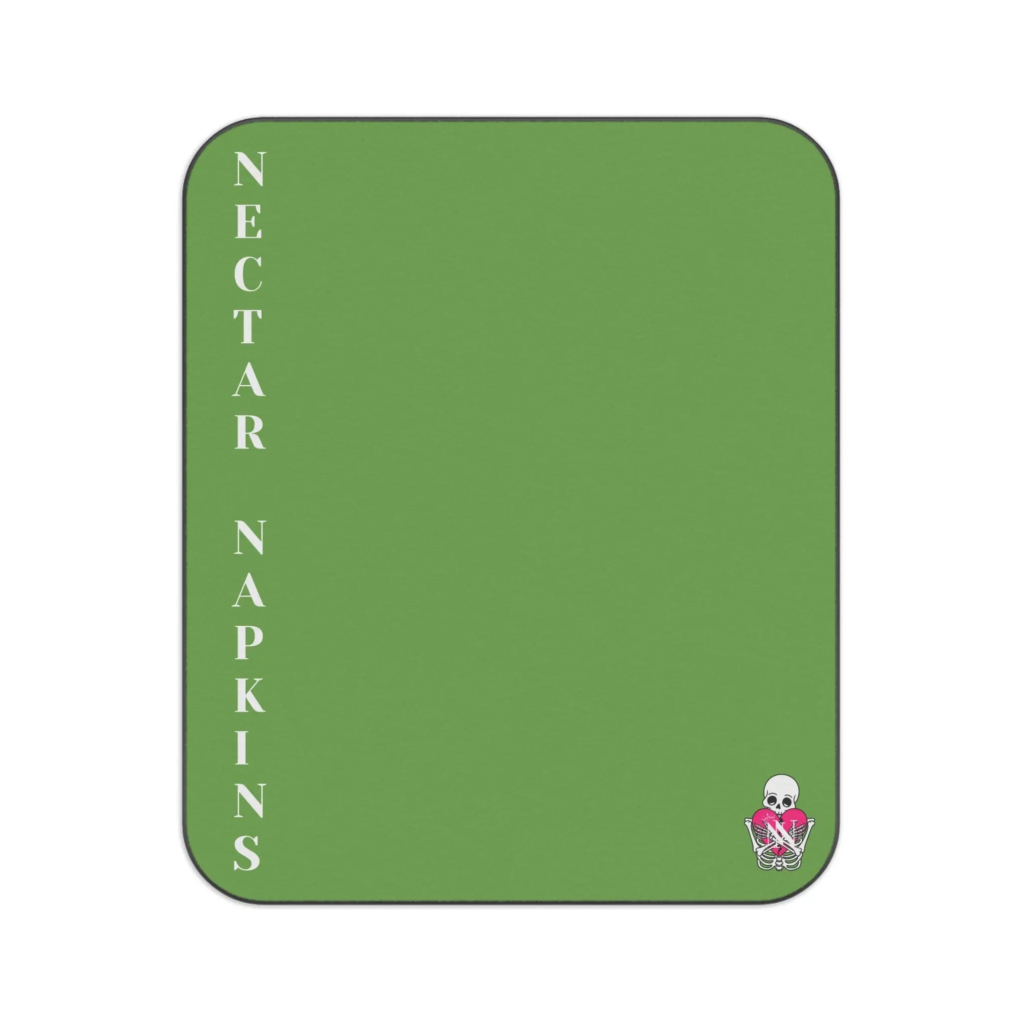 Nectar Napkins Brand Lime Green Water-Resistant Sex Blanket