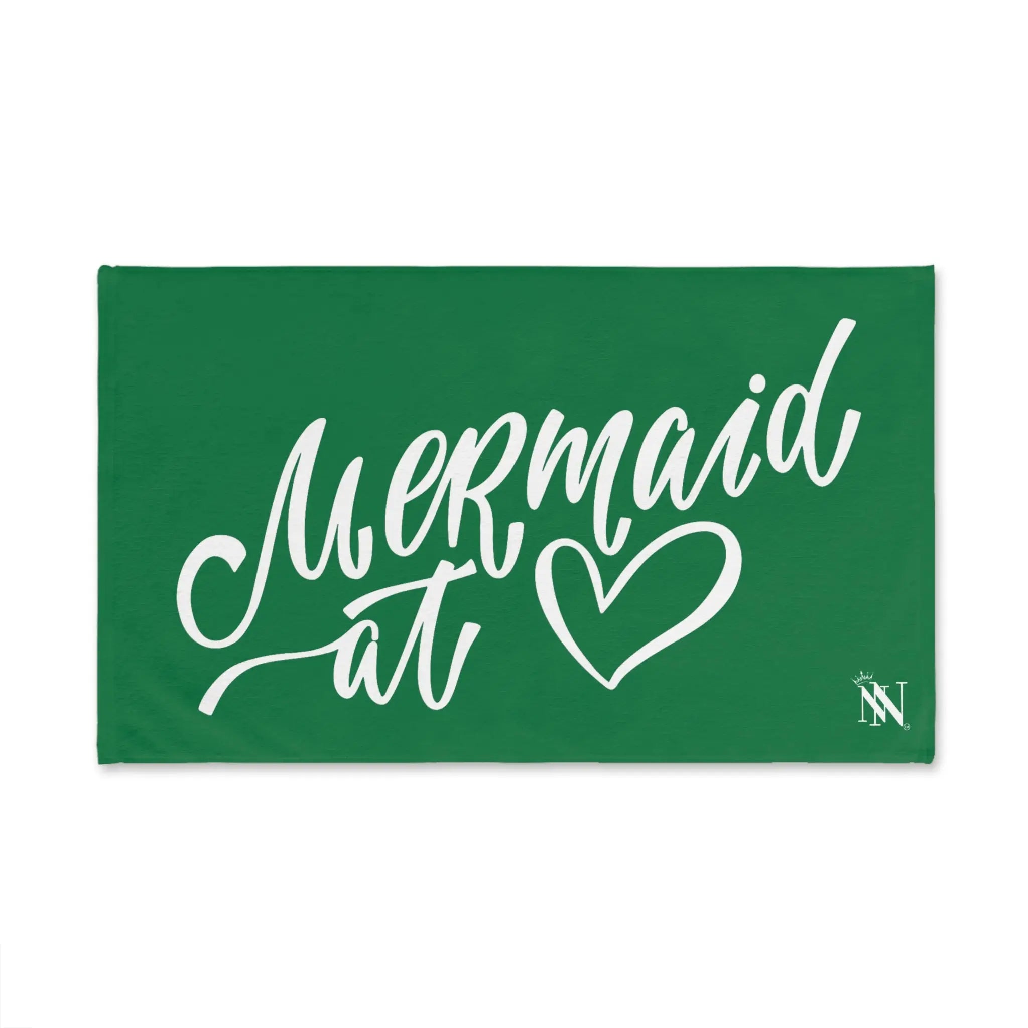 Mermaid At Heart Green Cum Towel