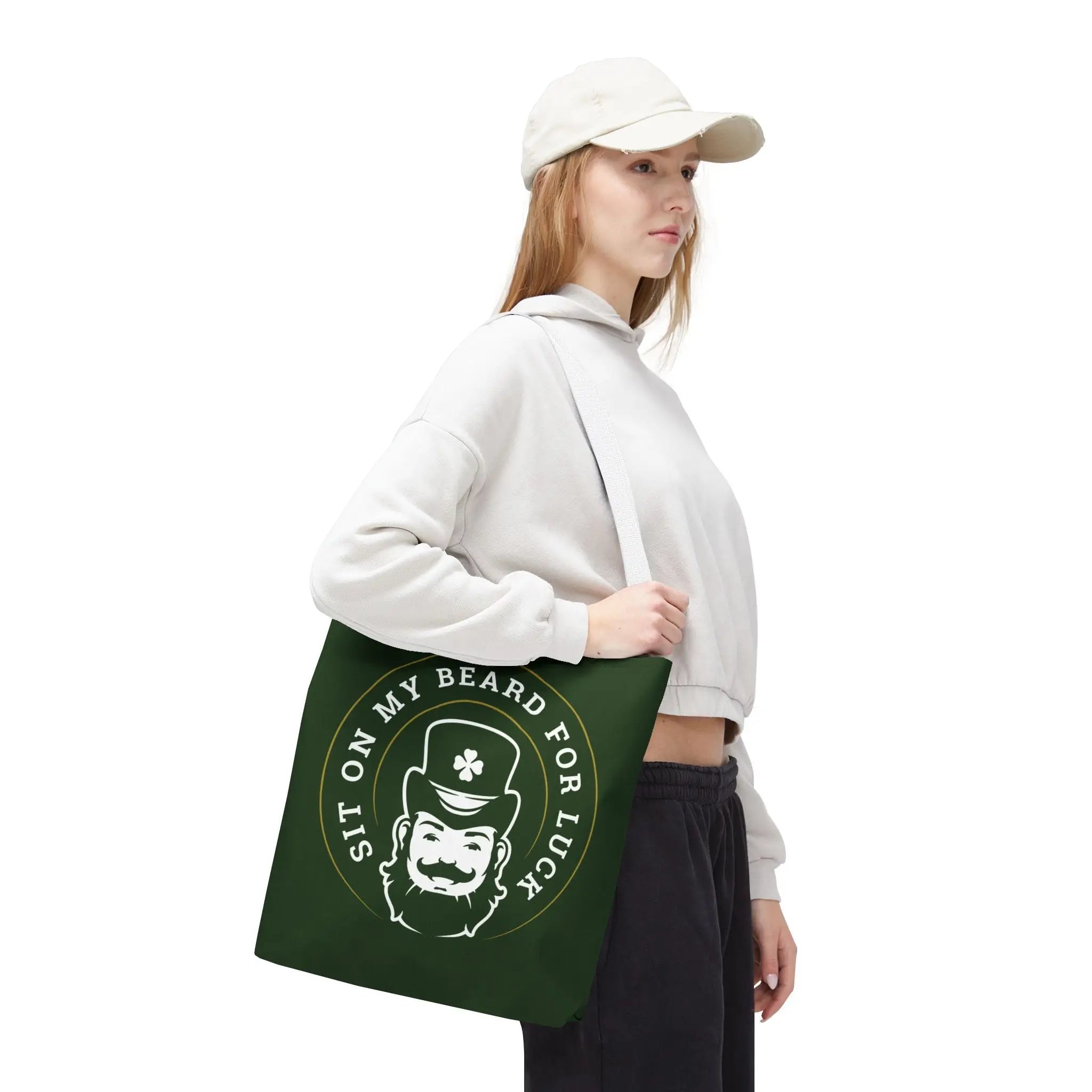 Sit on My Beard for Luck St. Patrick’s Day Weekend Getaway Tote Bag
