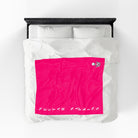 Nectar Napkins Brand Signature Pink | Nectar Napkins Fun-Flirty Lovers’ Blankets