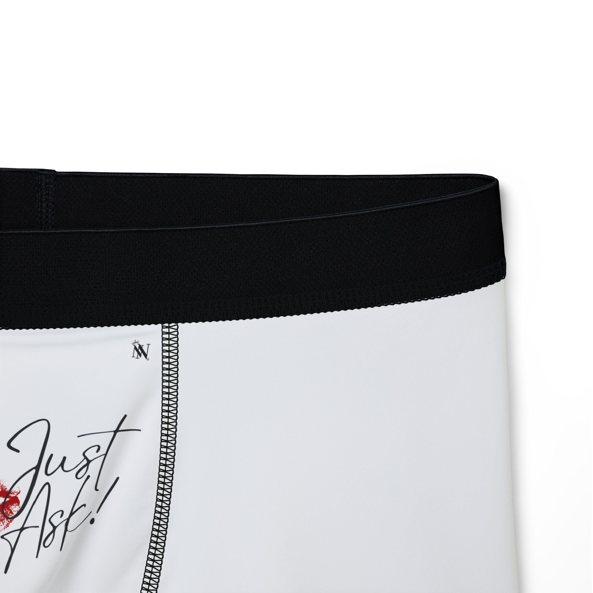 Just Ask! with a Kiss Naughty Sex Gifts for Him Men’s Boxer Briefs