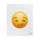 Smirking Face Emoji | Mix & Match Soft Fun-Flirty Lovers’ Blankets