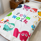 Teamwork Monster | Mix & Match Soft Fun-Flirty Lovers’ Blankets