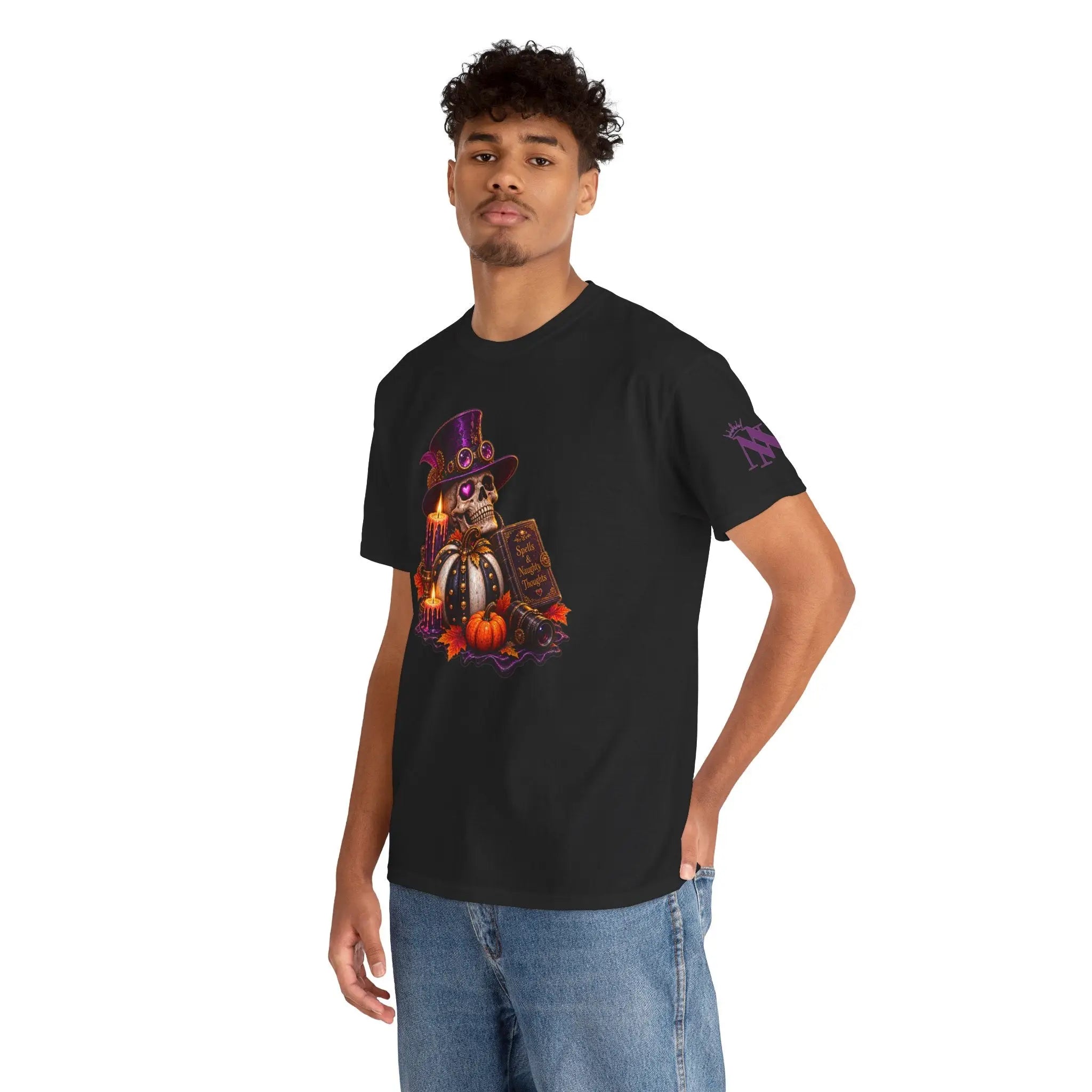 Spells & Naughty Thoughts Skull | Nectar Napkins Fun-Flirty Lovers’ T-Shirts