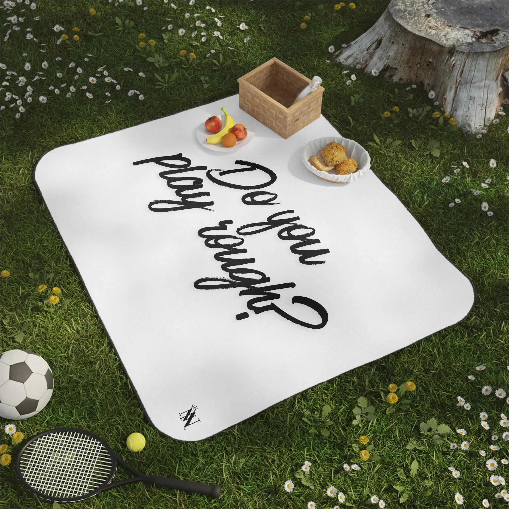 Do You Play Rough? | Mix Match Fun-Flirty Lovers’ Water-Resistant Blankets