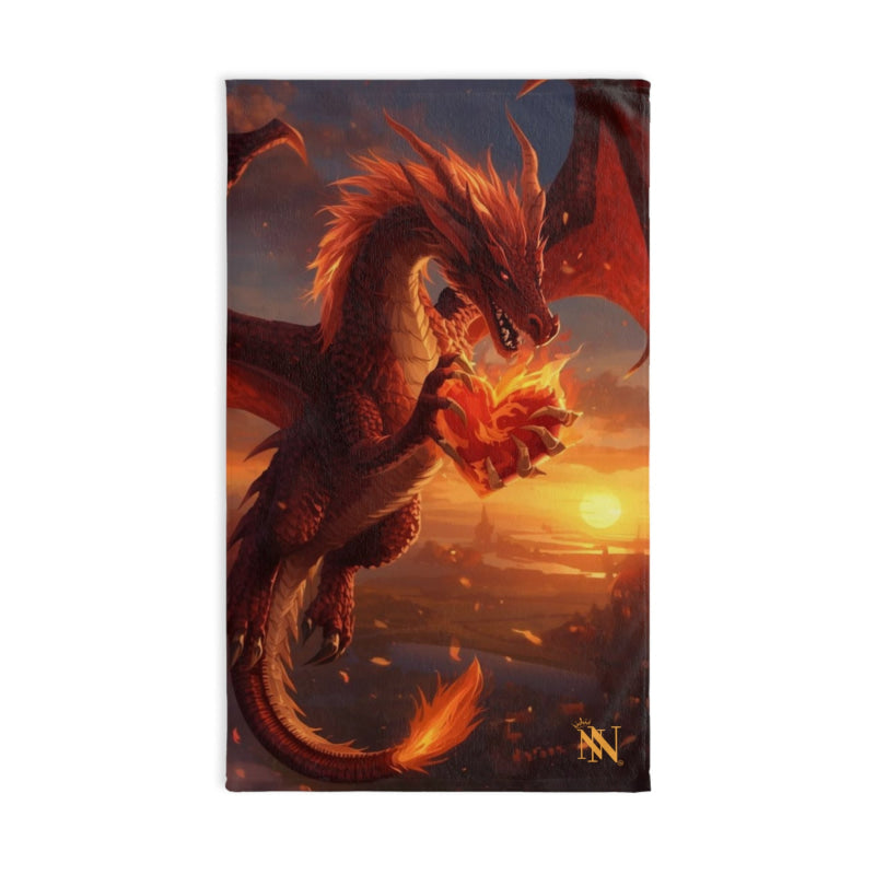 Hearts of Fire Dragon Fantasy | Mix & Match Classic Fun-Flirty Lovers’ Towels
