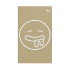 Drooling Emoji Gold | Mix & Match Classic Fun-Flirty Lovers’ Towels