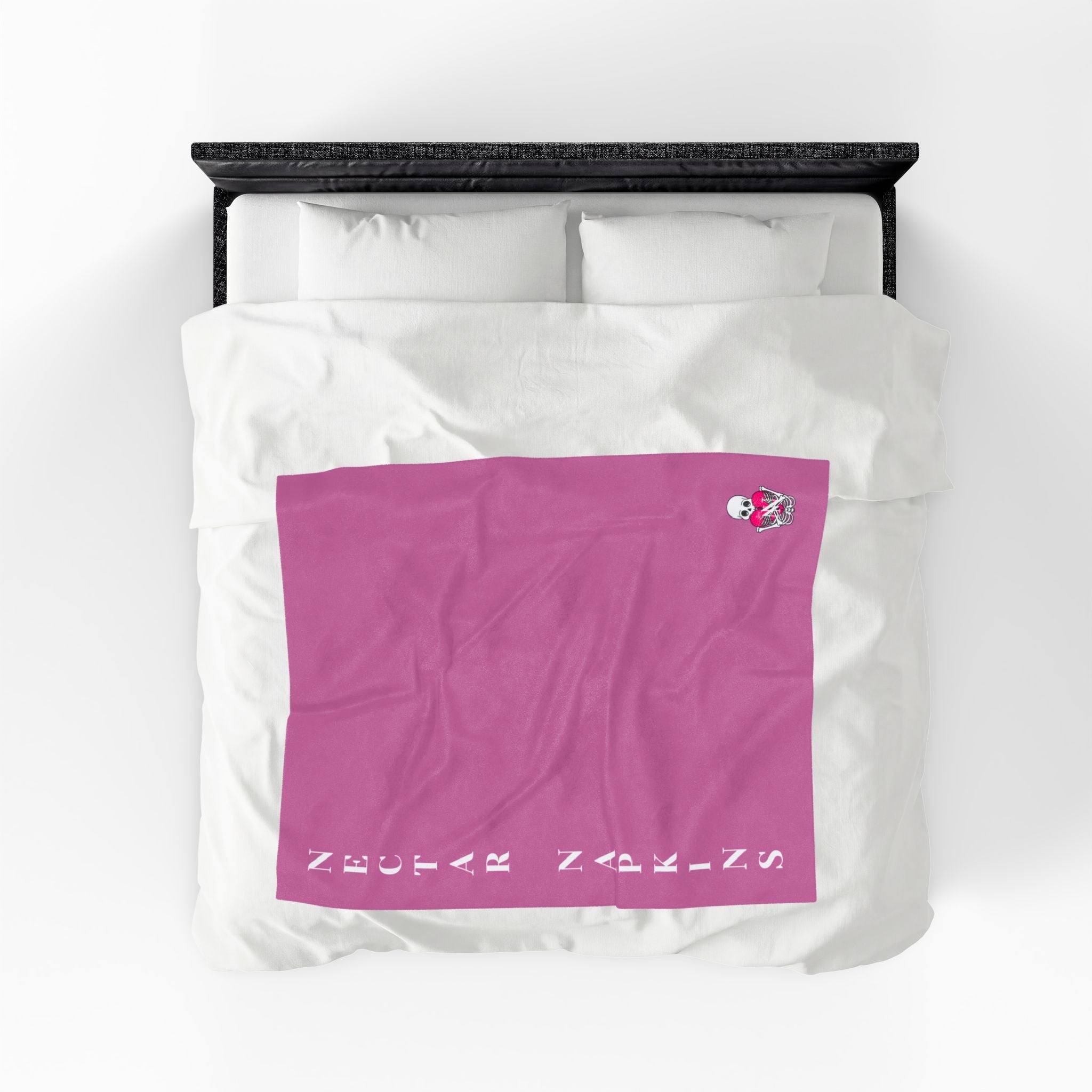 Nectar Napkins Brand Soft Pink | Nectar Napkins Fun-Flirty Lovers’ Blankets