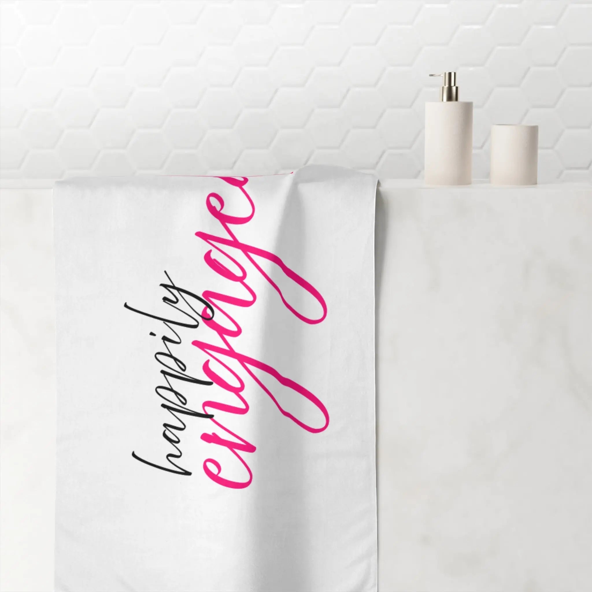 Happily Engaged! | Mix & Match XL Fun-Flirty Lovers’ Towels