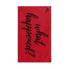 What Happened? Red | Mix & Match Classic Fun-Flirty Lovers’ Towels