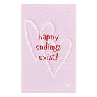 Happy Endings Exist! Two Hearts | Mix & Match Soft Fun-Flirty Lovers’ Towels