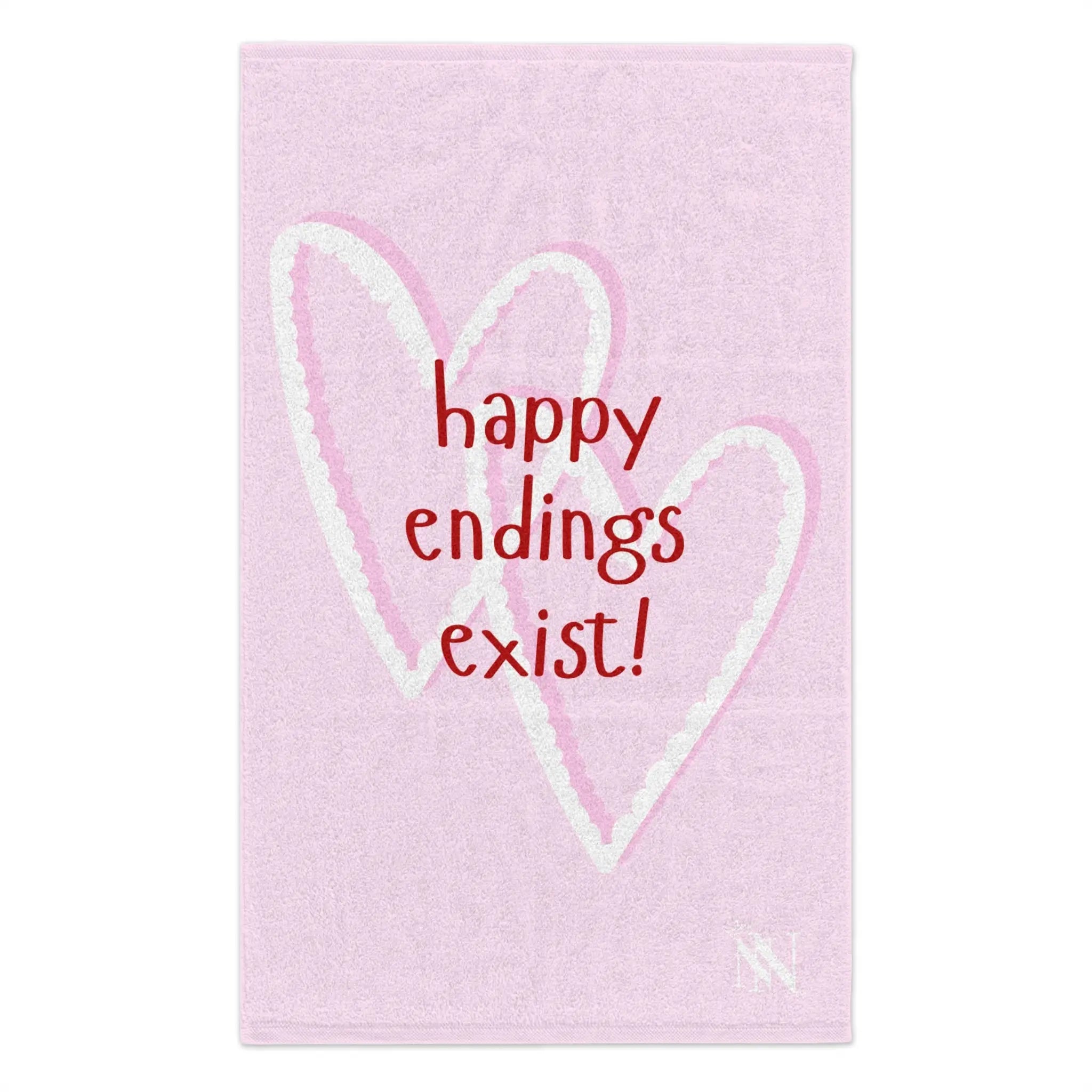 Happy Endings Exist! Two Hearts | Mix & Match Soft Fun-Flirty Lovers’ Towels