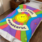 You Feel Wonderful Retro | Nectar Napkins Fun-Flirty Lovers’ Blankets
