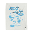 Boys Night In | Mix & Match Velveteen Fun-Flirty Lovers’ Blankets