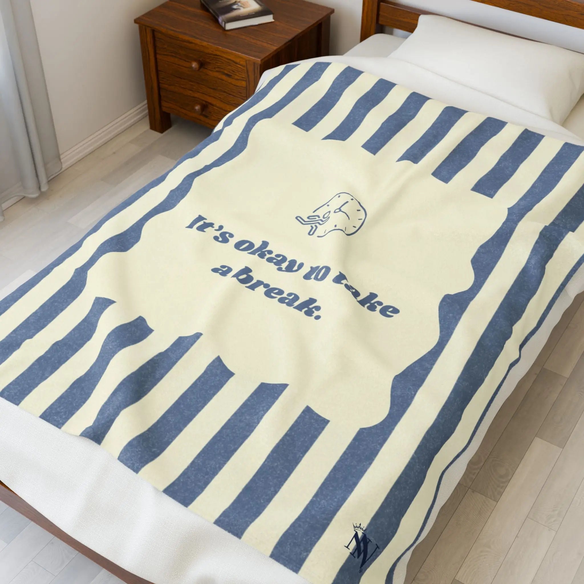 It’s Okay to Take a Break Lovers’ Silky Soft Blanket