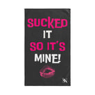 Sucked It So It’s Mine! With a Kiss | Nectar Napkins Classic Fun-Flirty Lovers’ Towels