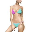 Ocean & Purple | Mix & Match Fun-Flirty Lovers’ String Bikinis