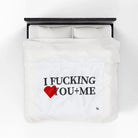 I Fucking Love You + Me | Mix & Match Soft Fun-Flirty Lovers’ Blankets