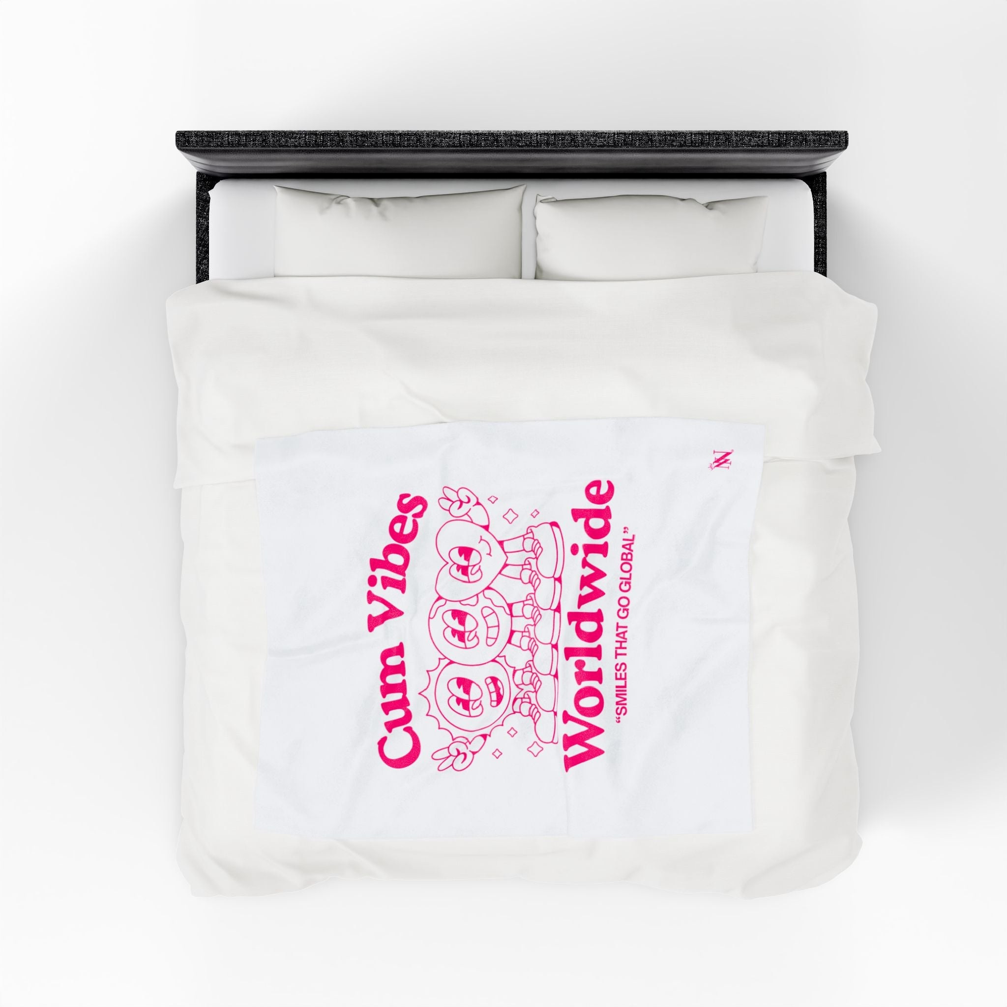 Cum Vibes Worldwide | Mix & Match Velveteen Fun-Flirty Lovers’ Blankets